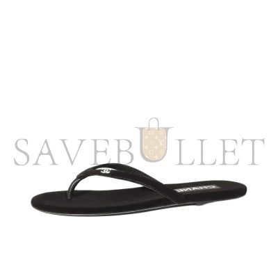 CHANEL FLIP FLOPS WOMEN'S BLACK G45716